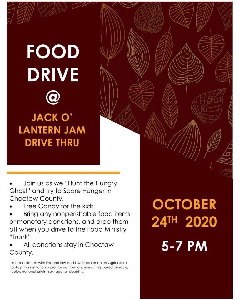NMSCASMike's tweet photo. Fall food drive for the Choctaw County (ms) Baptist Food Ministry is underway!

Drop off locations: https://t.co/63dnAPjROK

Updated info: https://t.co/wDtb1L0sZV

First event⤵️ https://t.co/bglo9Vbsp3