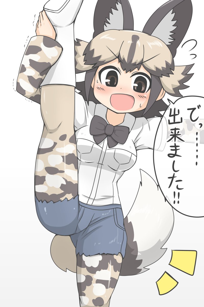 #このタグを見た人は推しの初描きと現在の絵を載せる
2年前のリカオンと最近のリカオン 