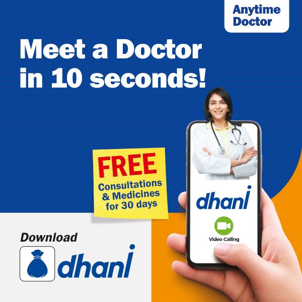 Dhani 1 2 3 4 5 6 7 8 9 10 That S As Many Seconds It Takes To Connect With A Dhani Doctor We Re Happy To Help You 24 X