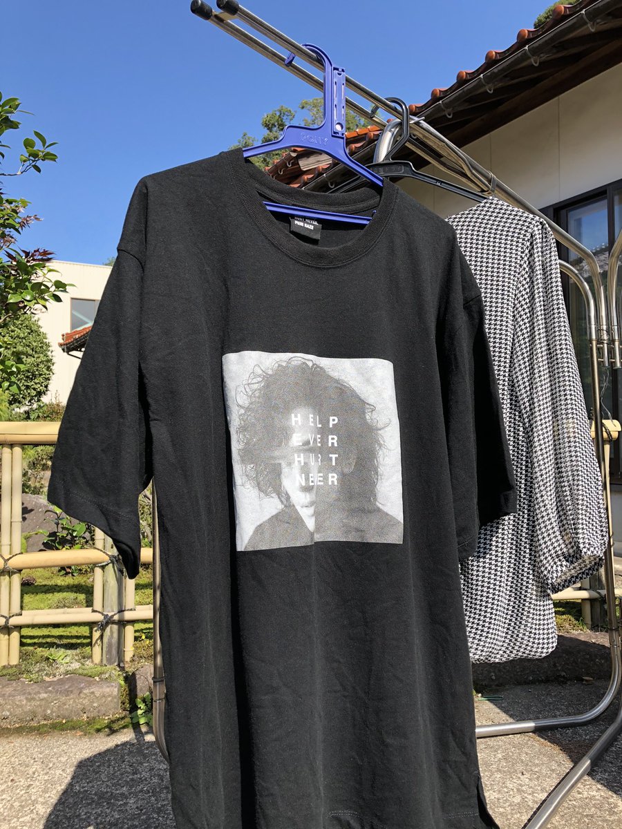 ブラック藤井風　HEHN顔Tシャツ