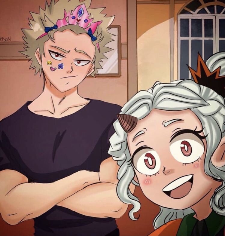 erichannie's tweet photo. bakugou san did my hair and i did his !! 🥰

//artist: @/gaysony on instagram ❤️ https://t.co/FEzt2FHDQI
