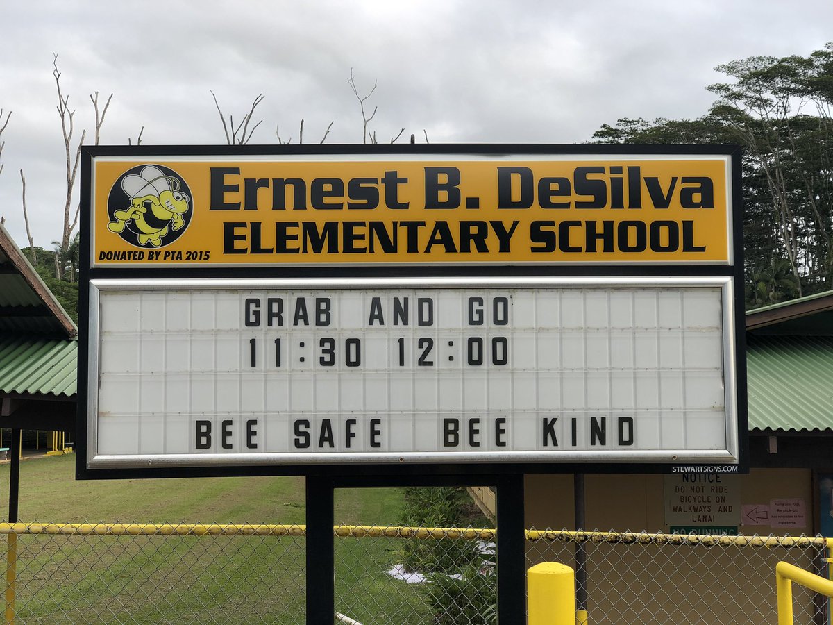 deSilva Elementary (@eb_desilva) on Twitter photo What an amazing first week of our SSO meal service! Mahalo to our cafeteria crew for providing delicious & healthy meals to our Hilo-Waiakea Complex keiki! #superbeestrong <a href="/eskaneha/">Esther Kanehailua</a> <a href="/HIDOE808/">Hawai‘i Public Schools</a> What an amazing first week of our SSO meal service! Mahalo to our cafeteria crew for providing delicious & healthy meals to our Hilo-Waiakea Complex keiki! #superbeestrong <a href="/eskaneha/">Esther Kanehailua</a> <a href="/HIDOE808/">Hawai‘i Public Schools</a>