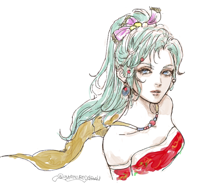 ティナ・ブランフォード 「Happy Birthday.
#FFVI 」|グレイのイラスト