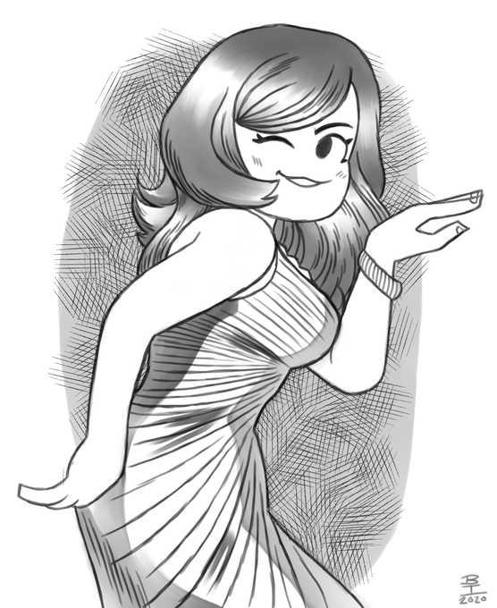 A real disco queen. 