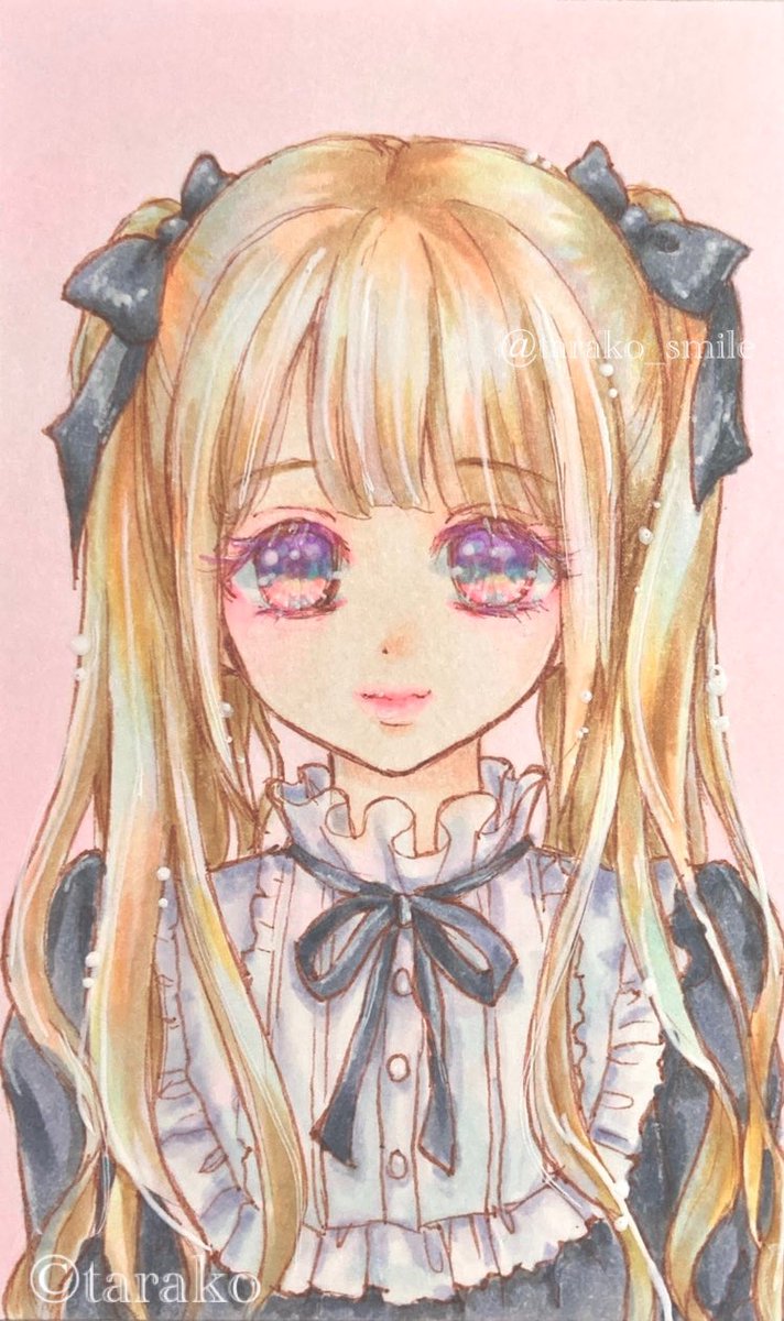 メイキングっぽい画像 第二弾です 人 2枚目だけ何故かコピックも タラコのイラスト