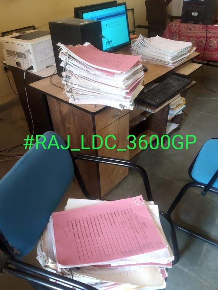 SunnyMeenaLDC's tweet photo. #RAJ_LDC_3600GP
We get more work..But not sallery??
@ashokgehlot51 
@RajCMO https://t.co/PKMBQZosqn