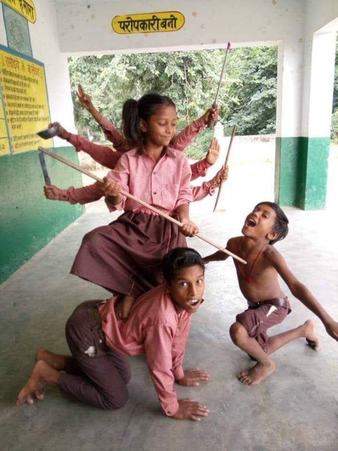 What a lovely photo. Probably the best Durga Puja pic I have seen.