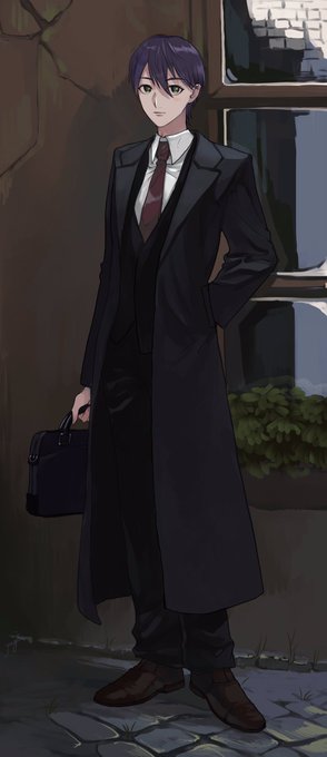 ロングコートのtwitterイラスト検索結果