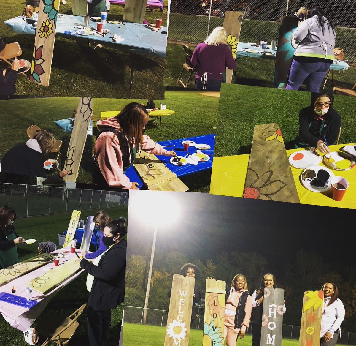 Local Neighbors in the Community + So-So Artsy + Bedford Parks & Recreation = An Extraordinary Meet and Greet! ⚾️ 🎨  🏡 

•
•
#sosoartsy #artparty #friends #paintandsip #sipandpaint #chillvibes #baseballfield #baseballdiamond #neighbors #local #paintingexperience #underthestar