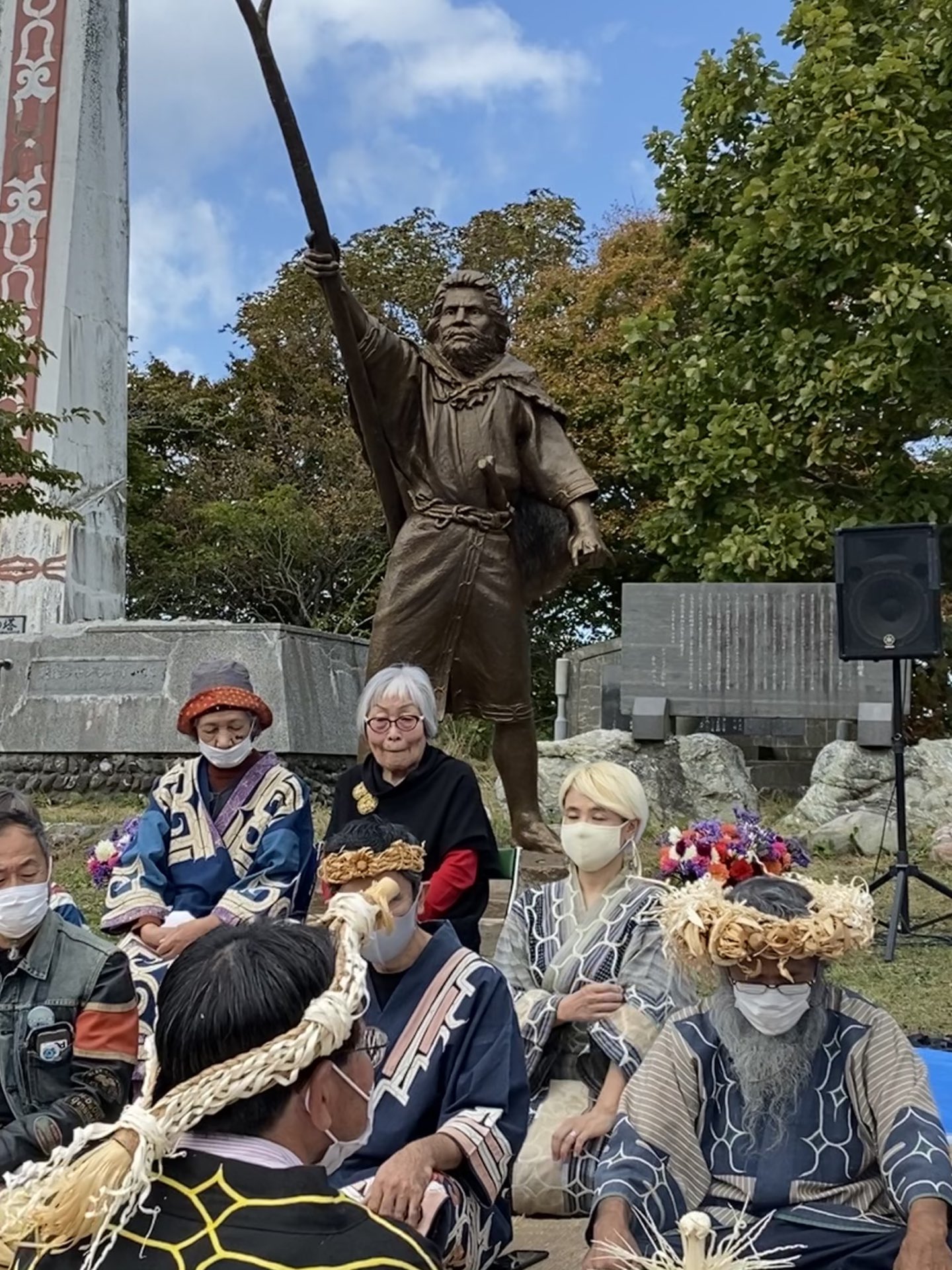 藤沢澄雄 シャクシャイン像の復刻を祝う法要祭 誤解や不理解がある中で 揺るぎないアイヌ政策の必要性 政治の役割についてを述べさせていただきました T Co Cctzycjx4w Twitter