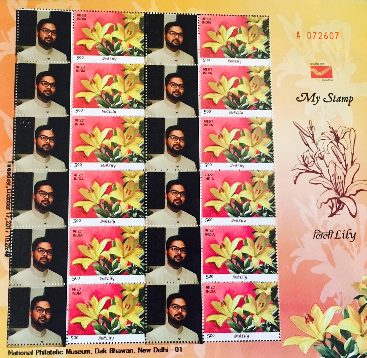 saleemmohdkhan's tweet photo. #Indian_Post Govt of India 🇮🇳 #My_Stamp https://t.co/tlyVrzDn8Y