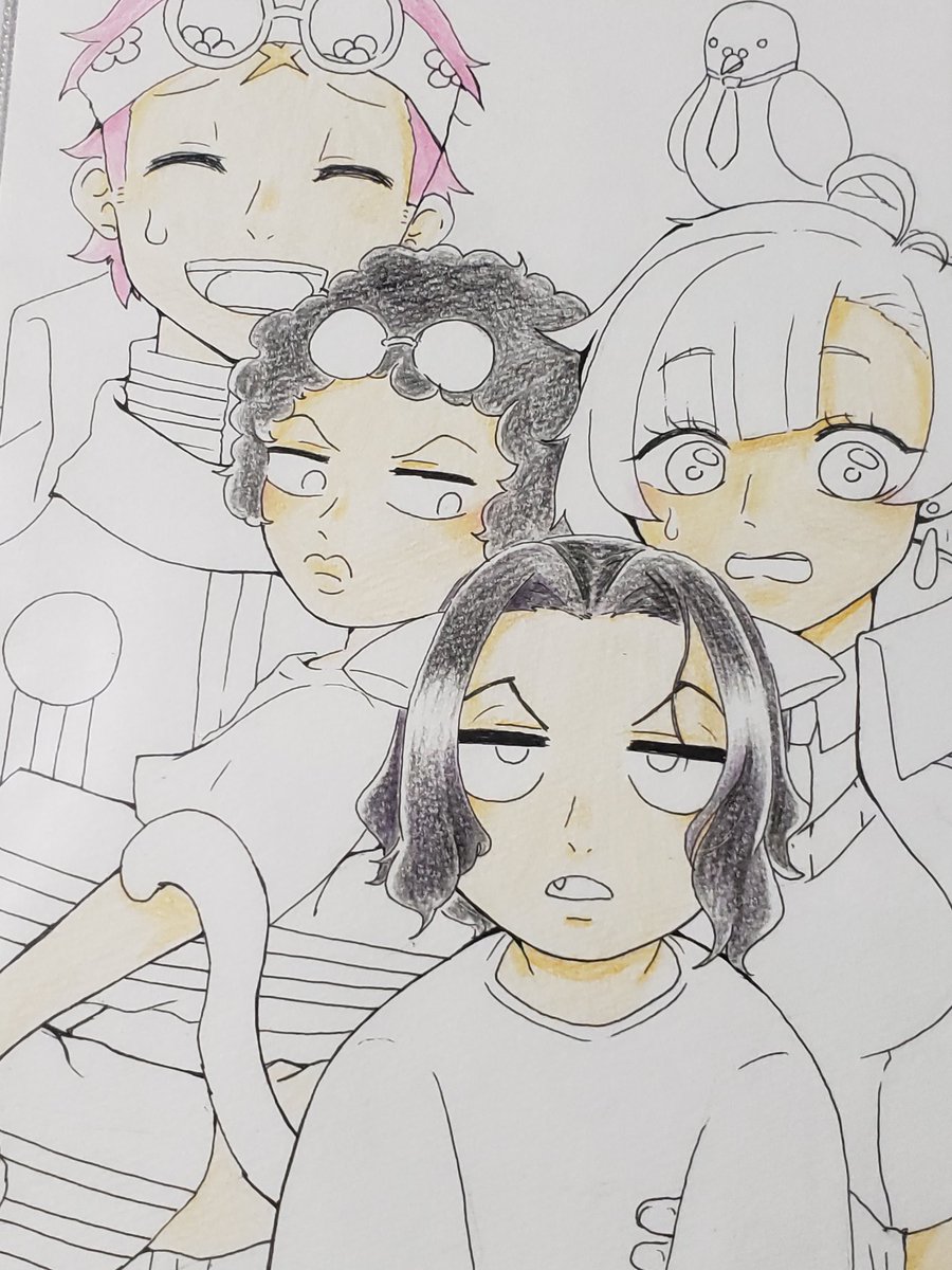 泡沫 眼鏡 على تويتر 夢絵をどーーん 途中なやつもあるけど 夢絵 ワンピース ルッチ カク コビー パウリー クザン