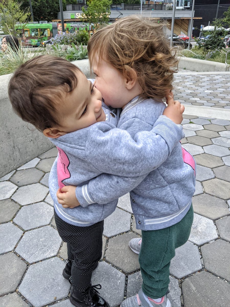 From_Farrah's tweet photo. When you haven't seen your bestie in weeks #bestfriends #toddlerlife https://t.co/1xepVcYPkn