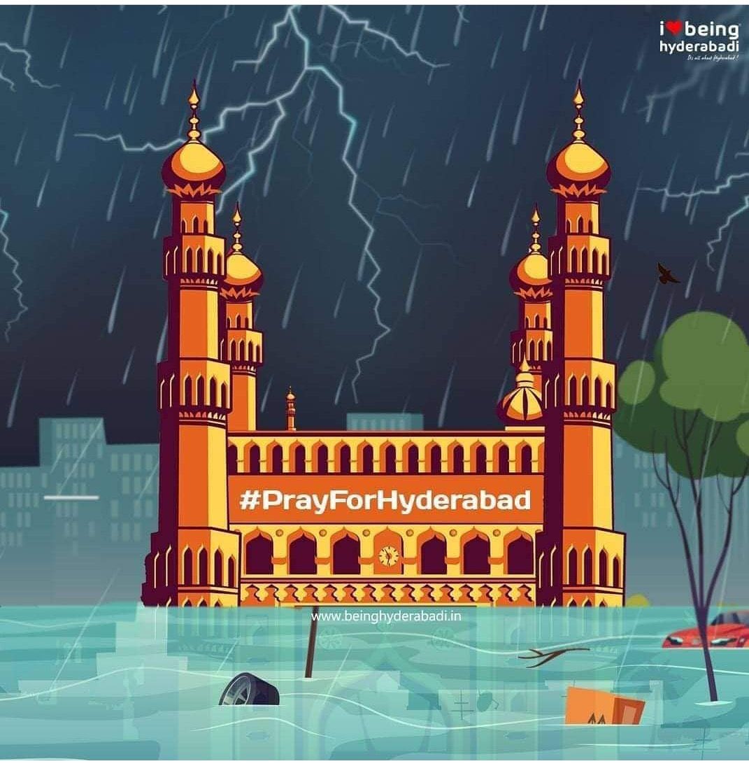 imMAK02's tweet image. Few hours power cut in Mumbai got more attention than #HyderabadFloods . 

Pray for Hyderabad.