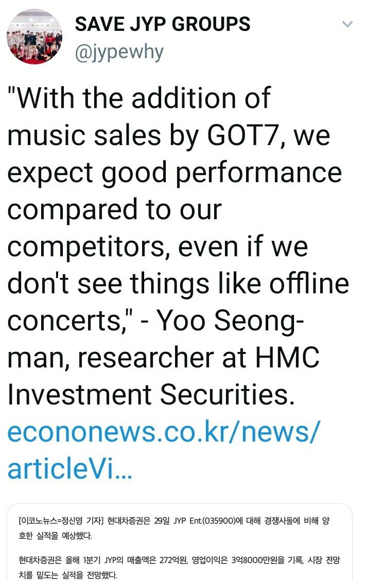 the fact that all these experts knew the worth and impact of got7. @GOT7Official