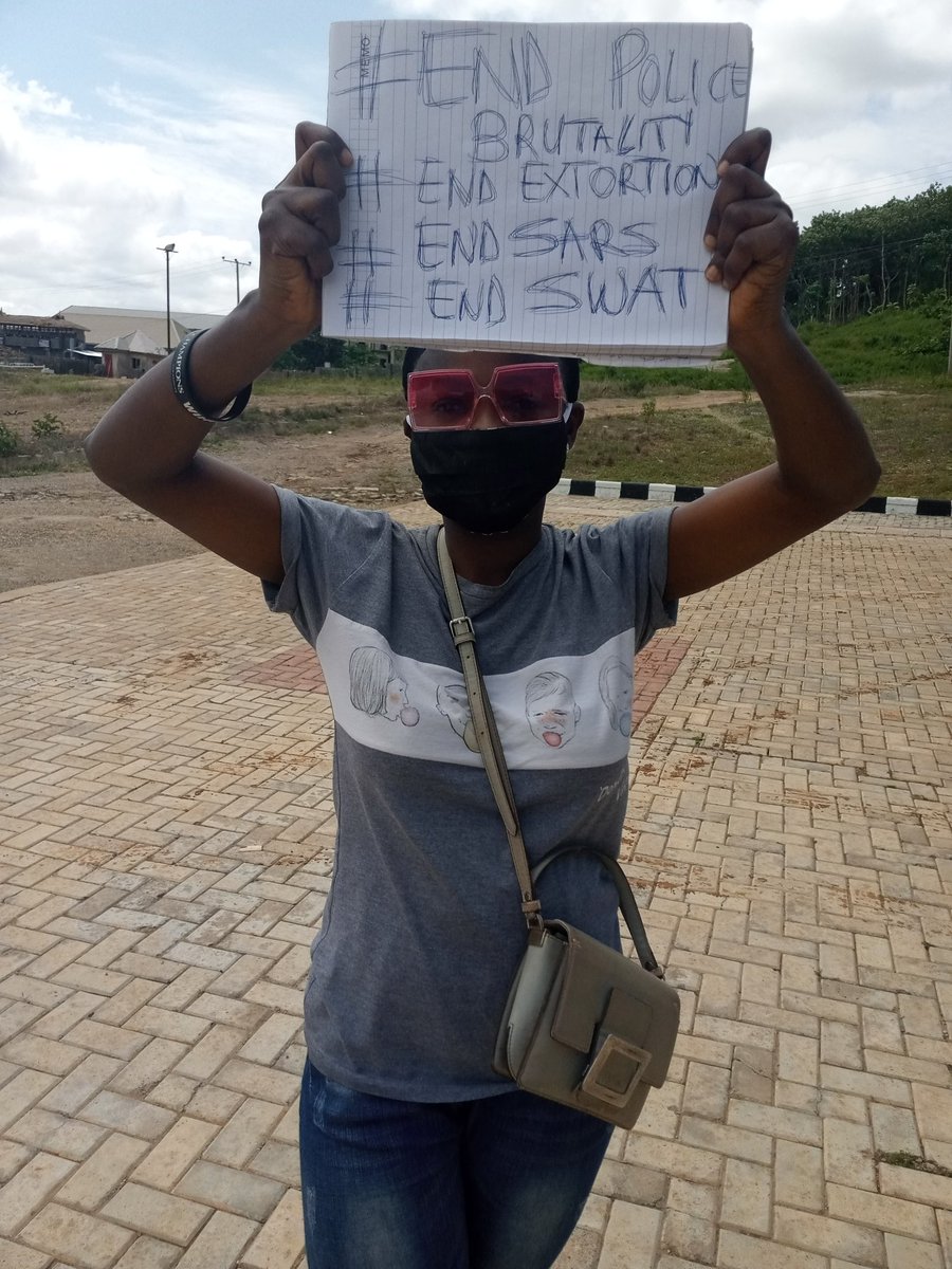 Laura_xcel's tweet image. I finally feel different.
#EndSars
#EndExtortion
#EndSwat
#EndPoliceBrutality.