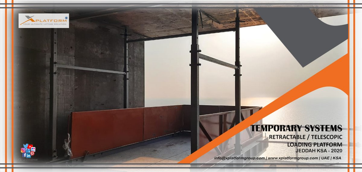 Xplatformgroup's tweet image. Temporary Systems
Telescopic/ Retractable Loading Platform
Jeddah KSA - 2020

info@xplatformgroup.com
xplatformgroup.com

#Projects2020 #xplatformprojects #cradles #bmu #scaffolding #cleaning #platform #aluminum #loadingplatform #lift #elevator #Construction #glass #uae #ksa