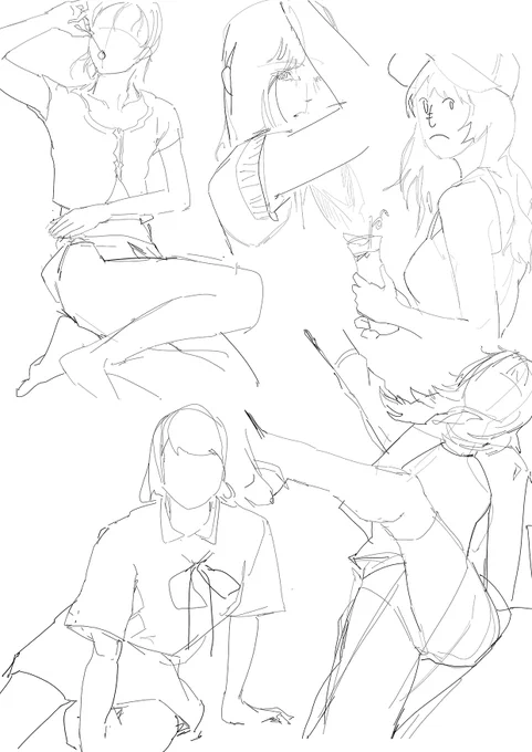 久しぶりにフィギャを描けました 