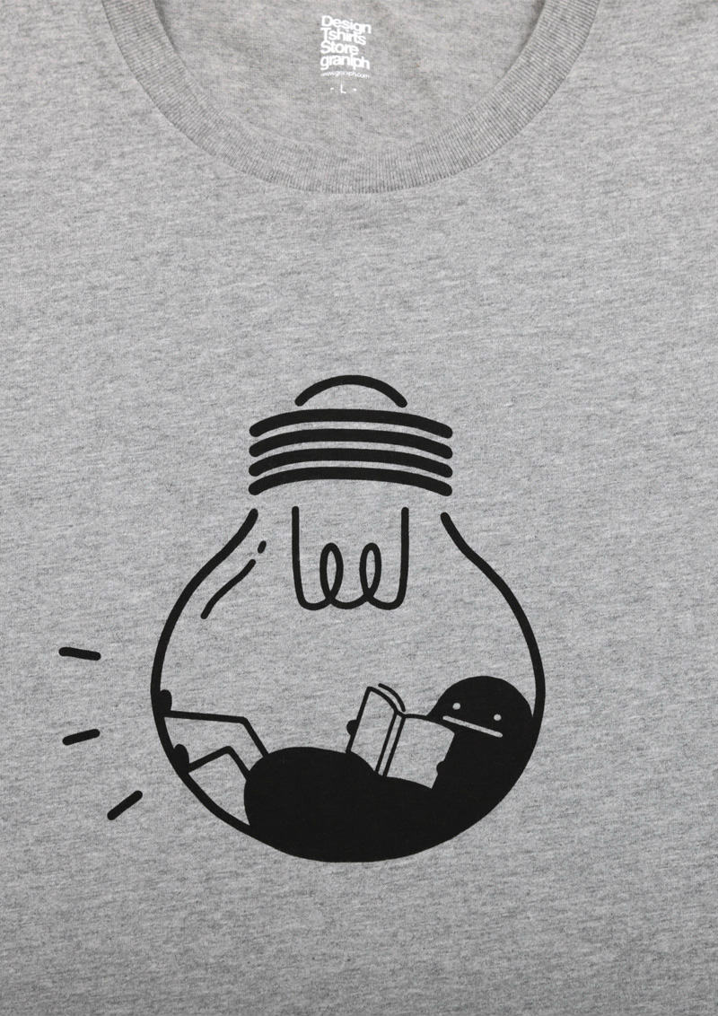 グラニフ 新作tシャツ ビューティフル シャドー マメデン 電球のなかでゆったりくつろぎ読書するビューティフルシャドー グラニフ T Co Kmbvbrbatn T Co U2r4x14k7o Twitter