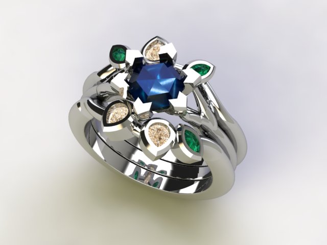 BAJ_UK's tweet photo. BAJ Birmingham Jewellery Manufacture Apprenticeship student Alexandra Selby created this CAD model of her own engagement and wedding ring using #Matrix9. Learn CAD at our 3Design CAD for Beginners online course, running from November 18 to December 23: https://t.co/0emUmGwxut https://t.co/RdJ3tBEQHC