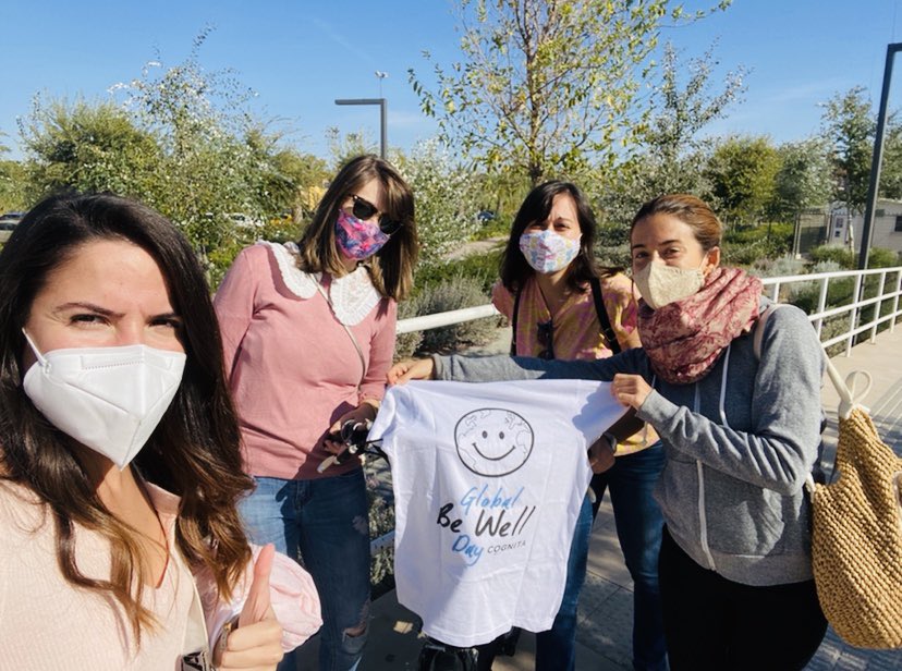 Some members of our Global Be Well Day team adding km to our Cognita Active World Challenge!!💪🏽🌍💙 #GBWD #CAWC #CognitaWay #ELISway #ELISMurcia