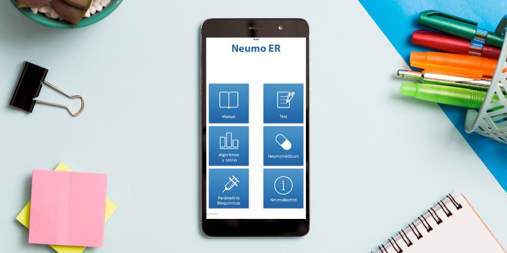 NeumoMadrid's tweet photo. 📢 #NeumoER, la #app para los especialistas en #Neumología, Cirugía Torácica y Medicina Interna 

🔎 ¿Todavía no la conoces? 

📲 ¡Ya está disponible para IOS!  https://t.co/R24Mgk7SUz https://t.co/GkHVTnE2y0