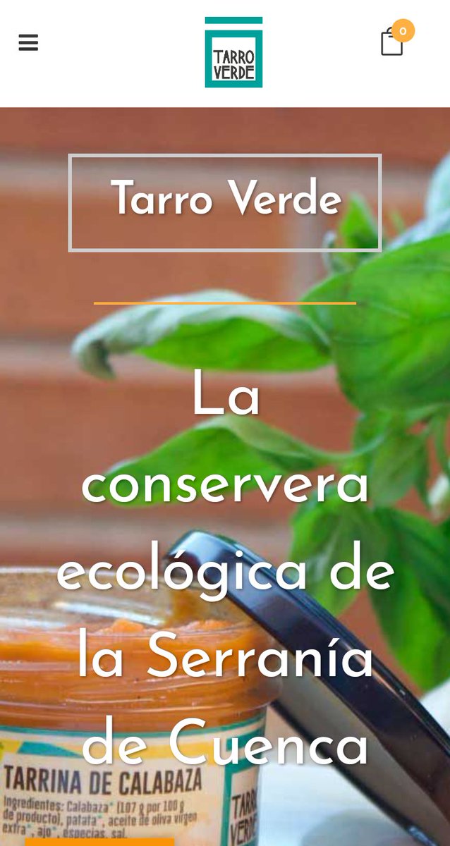YA puedes COMPRAR directamente en nuestra TIENDA online 👇

tarroverde.es/conservas-ecol… 😋

Gastos envío GRATIS con 25 € compra 🎀

#eco #comidareal #bio #vegetal #Cuenca