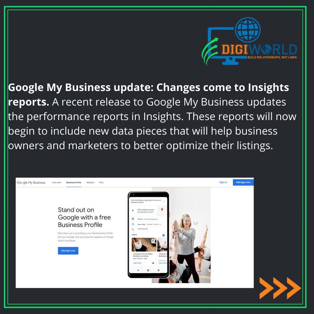 DigiworldA's tweet photo. Latest in Digital Marketing📱🌐.

#digitalmarketing #news #latestnews #googlemybusiness #facebook #printrest #updates #analytictool #socialmedia #digitalmarketingnews #google #business #growth #instagram #startupindia #businessideas #advertising #attribution #facebookads https://t.co/xYFkX4A0An