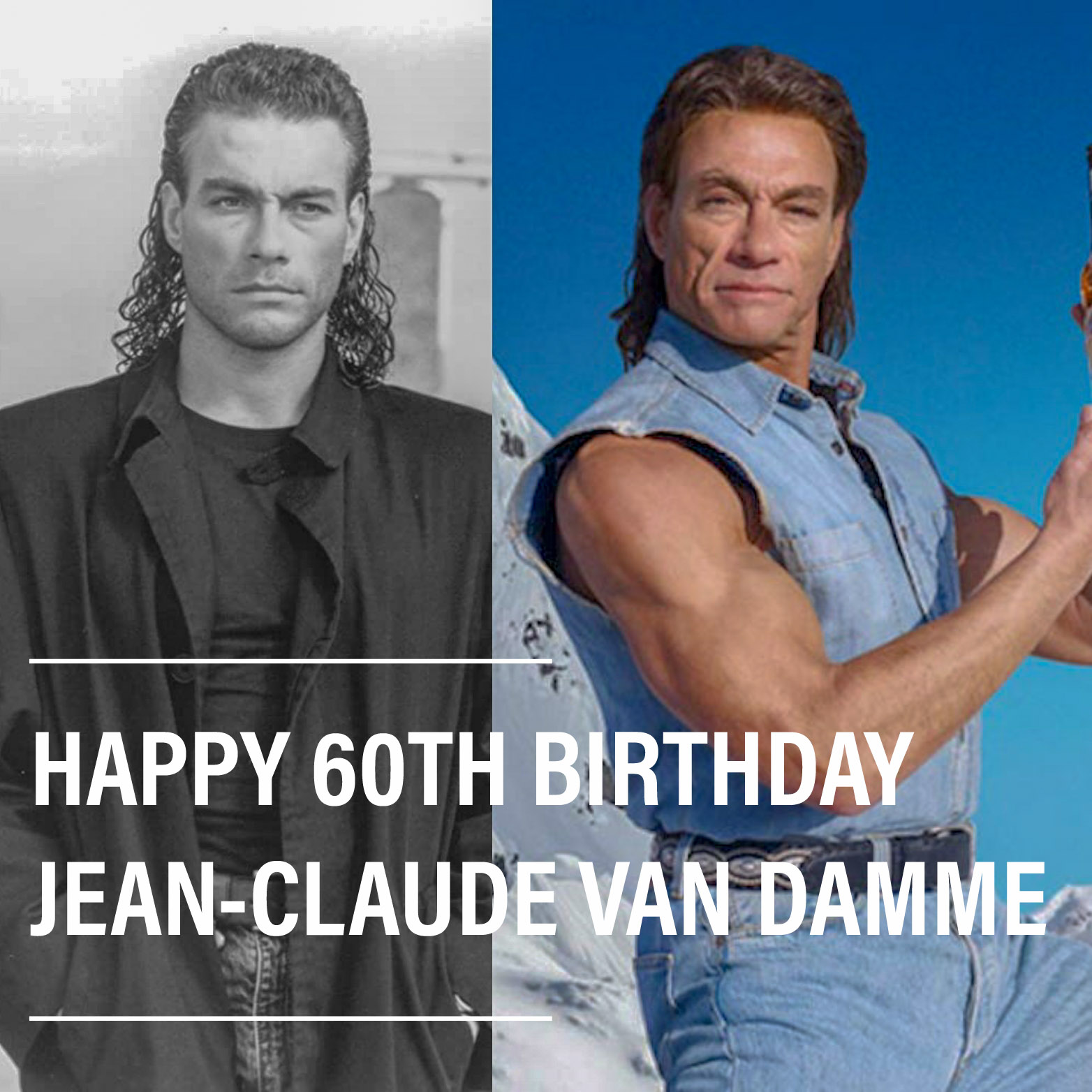 A very happy 60th birthday to Jean-Claude Van Damme    
