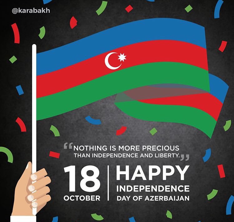 #MilliMüstəqillikGünü 
#KarabakhisAzerbaijan