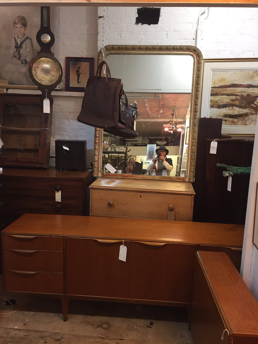 Antique French overmantel mirror £345