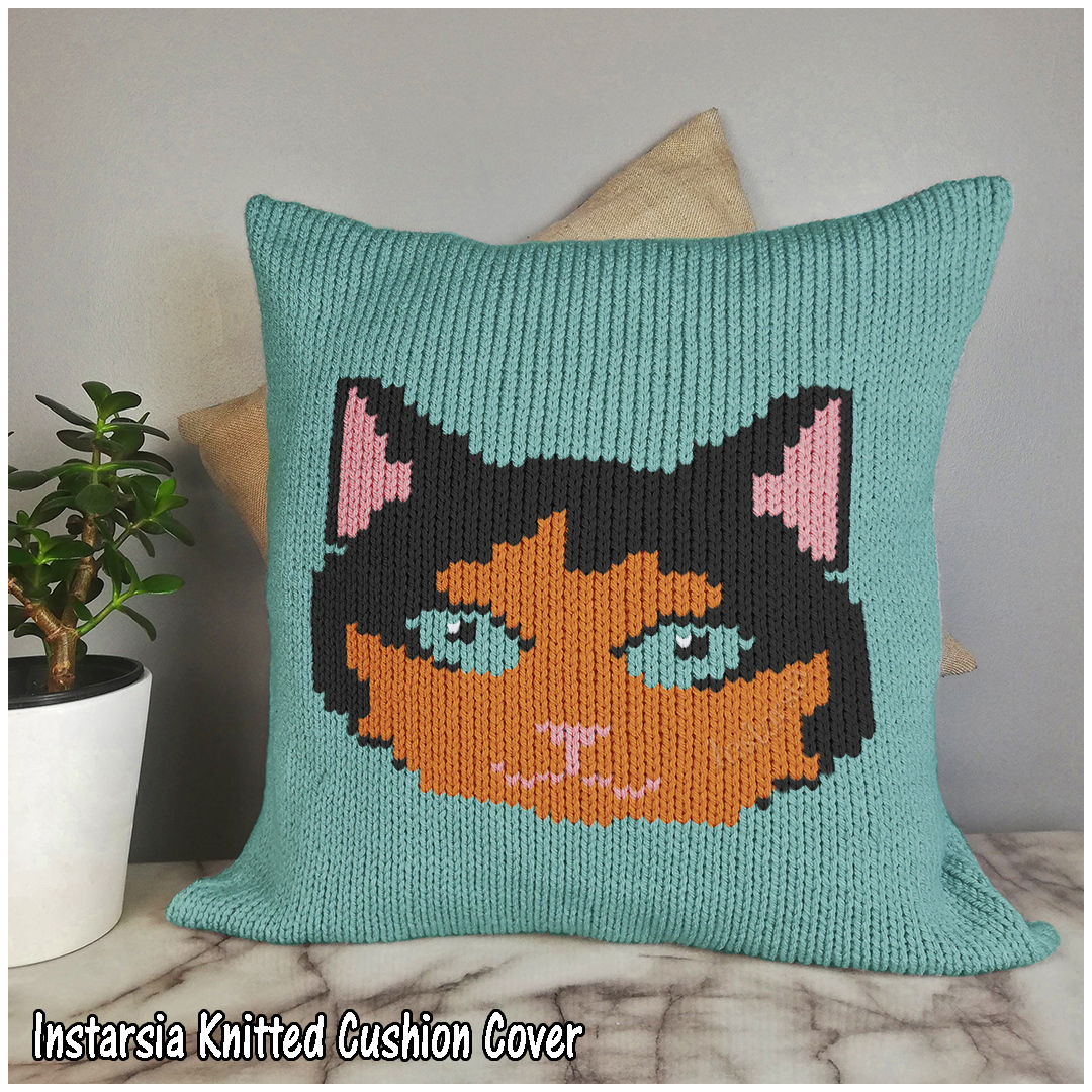 Check out my new cushion cover knitting pattern. Uses with any instarsia chart!

#knitting #knitknitknit #maker #knittergunnaknit #knittingpattern #instarsia #intarsia #intarsiaknitting #knittingchart #embrodery #homemade #cat #catcushion #tortie #wheatley
