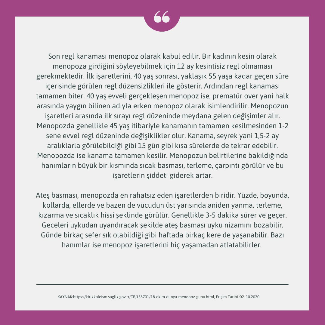 akademiksaglikp's tweet photo. #saglik #menopoz #regl #kadın #anne #akademiksaglikp #mühim #malumat #asap https://t.co/McWe6dKMB2