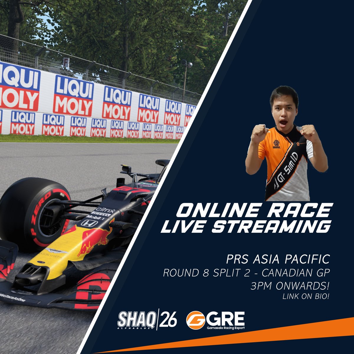 Ilham_Shaq's tweet photo. @PremierRacingS Streaming start in 30 mins! Let's see can we do something in Canada and how much penalty can we get in one race https://t.co/RwIRnP6xYR