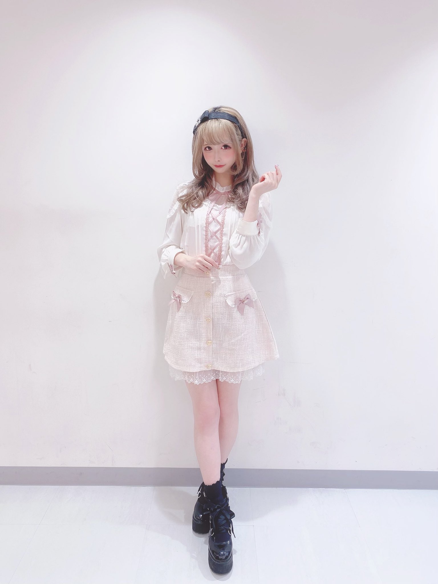 リズリサツイードスカート