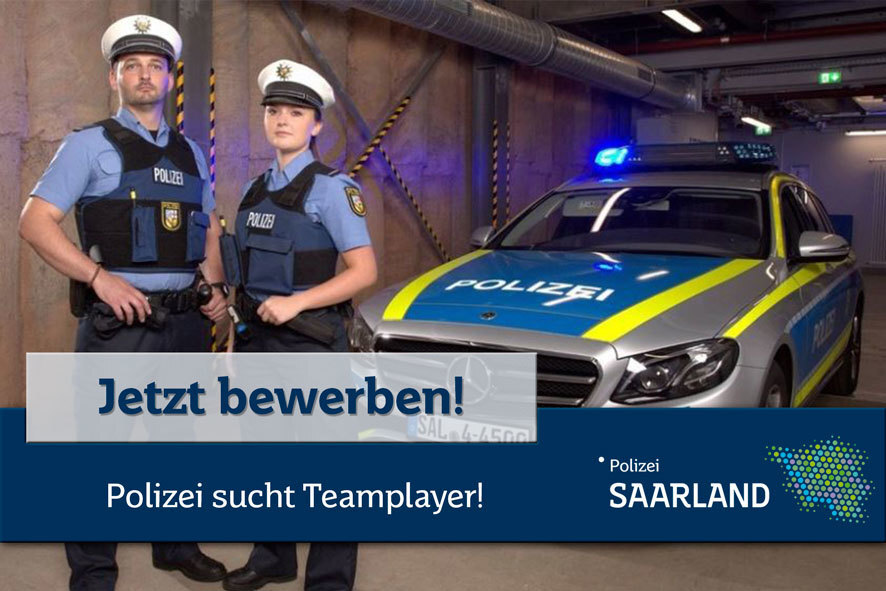 #FINALE! Jetzt noch bis 24:00 Uhr unter interamt.de, Stellen–ID: 586575 bewerben! #PolizeiSaarland#jetztbewerben
Wir freuen uns auf euch!