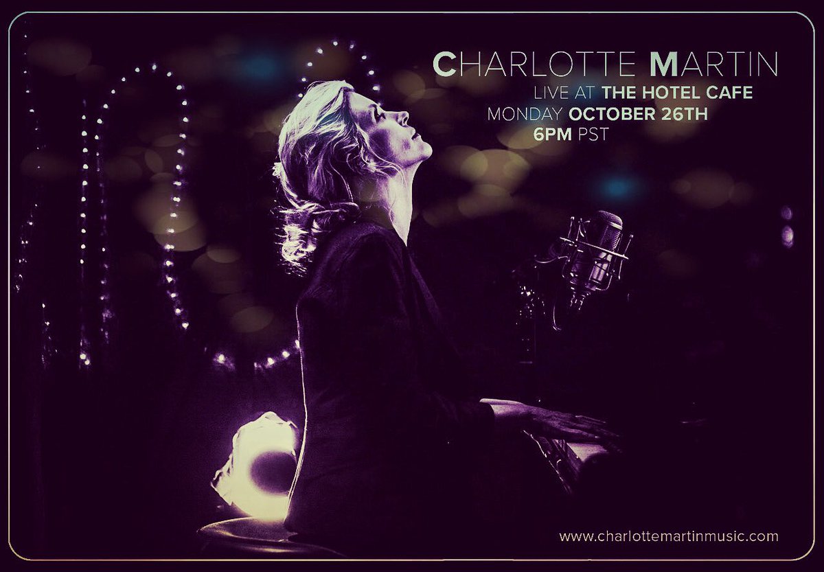 charmarmusic's tweet photo. Mon., Oct 26 @ 6 PM PT I will take the stage at @thehotelcafe for a high quality live stream that you can watch from the comfort of your home.
🎫 at https://t.co/ChNNXGeiVm
🎹🎤❤️
#livemusic
#saveourstages
#wearyourpjs
#wearamask https://t.co/nxmOfZ7H7D