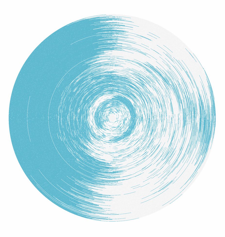 540 days &amp; nights since birth. This is my son’s #sleep from birth to 17 months. The smaller circle towards the centre where day was night and night was day was when we came returned from Europe with jetlag. That’s also the last time he slept through #sleep #circadianrhythm