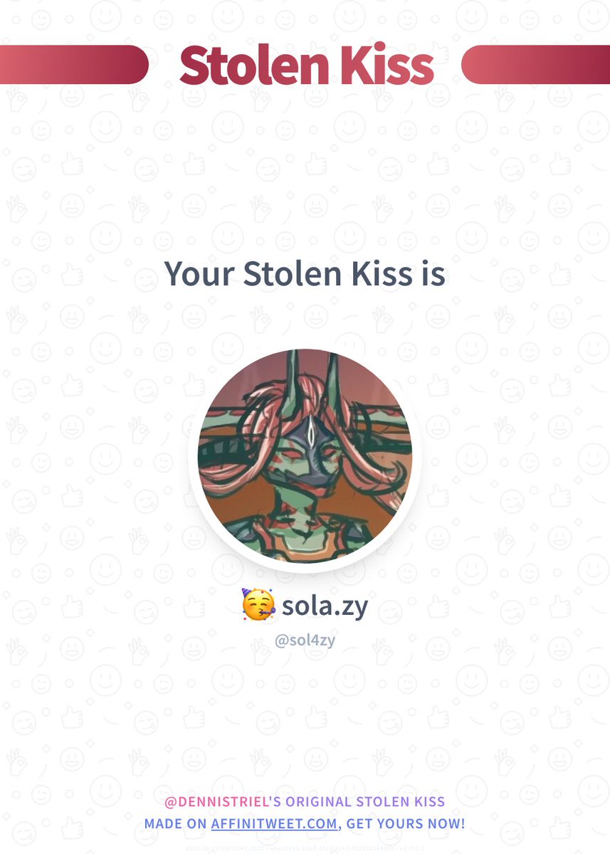 dennistriel's tweet photo. ✨ Stolen Kiss

sol4zy would kiss you around the corner... 😏
And you, who would do it?

➡️ https://t.co/oQqKc7Z8pG https://t.co/Y6dFaf3fIk