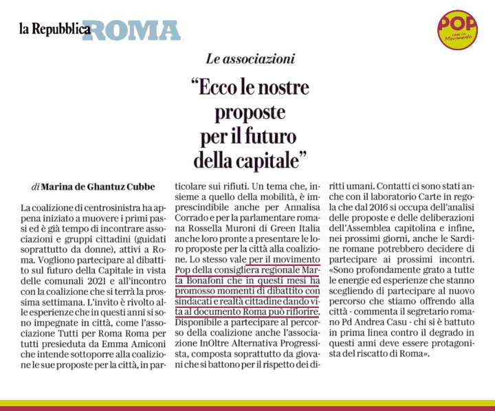 pop_movimento's tweet photo. 📌 Bene l'apertura ai movimenti civici ed all'associazionismo capitolino da parte del segretario del @PD_ROMA.

Ora tutte e tutti al servizio del percorso che dovrà portare Roma a rifiorire. ➡️ https://t.co/g3F3ibsFmL https://t.co/7i55IXZgD7