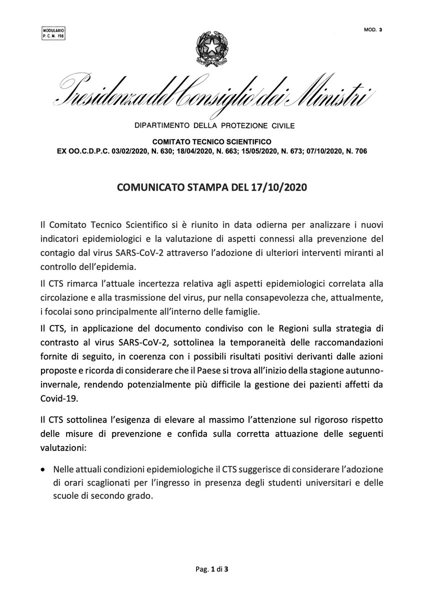 M_Colamussi's tweet photo. Qui il comunicato della Presidenza del Consiglio, in cui la responsabilità della mancata programmazione di interventi mitigativi è addebitata alle aziende. 
Ecco lo specchio della classe dirigente, abituata a declinare le responsabilità. #COVID19  @AssTrasporti  #trasporti https://t.co/QZXn0ZyP2s