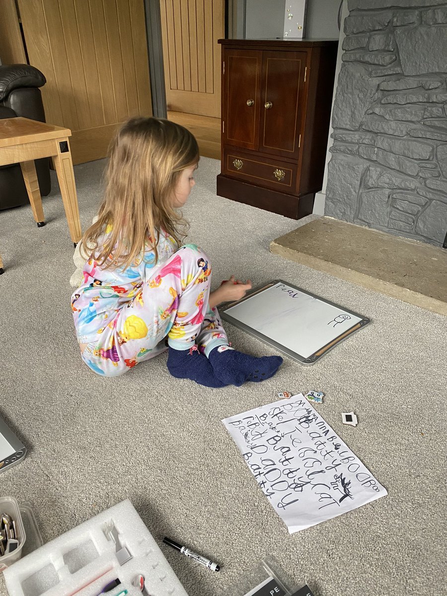 Not sure what the amazing teachers have injected into my child in the last two weeks, but she is spontaneously writing all the time! Thank you <a href="/RomseyPrimary/">Romsey Primary</a>