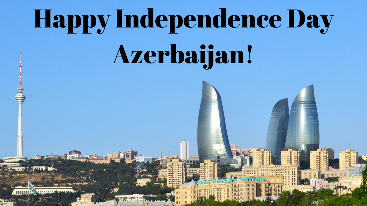 The Embassy of Israel congratulates the people of Azerbaijan on the occasion of the Independence Day, and wishes them health, peace and prosperity. https://t.co/Nm1fF2PgXZ