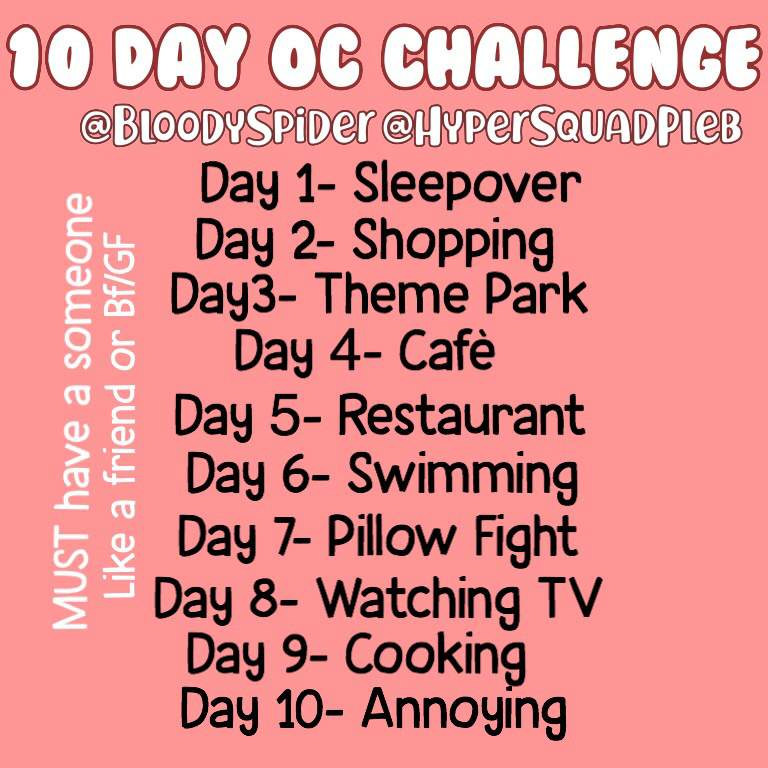 Oc challenge