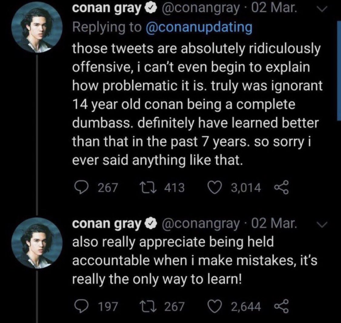 tw // rape mention / rape jokesHe also tweeted a rape joke that i will add down below. As i said he was an uneducated ignorant child. He apologized for these ignorant, uneducated and disgusting jokes/ tweets in general in a reply to a tweet. (down below)