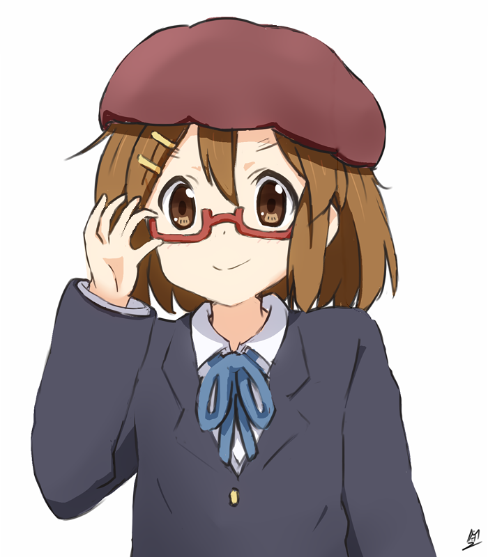 平沢唯 「平沢唯画伯

#けいおん 」|MA-2㌠のイラスト