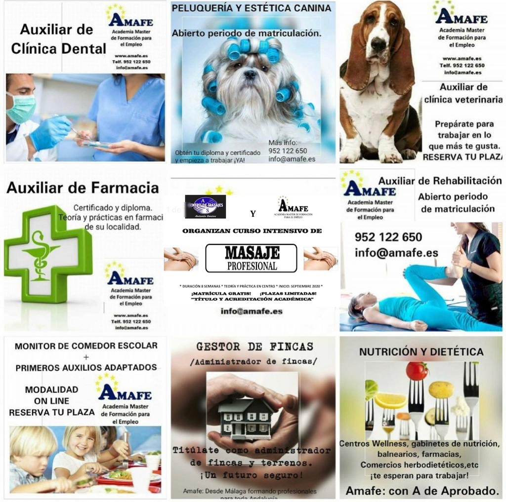 amafeoficial's tweet photo. ¡Abierta matriculación!
Todos nuestros cursos 100% presencial u online...infórmate ya!
https://t.co/9EYyZjhi12 https://t.co/6lgZvPOd6r