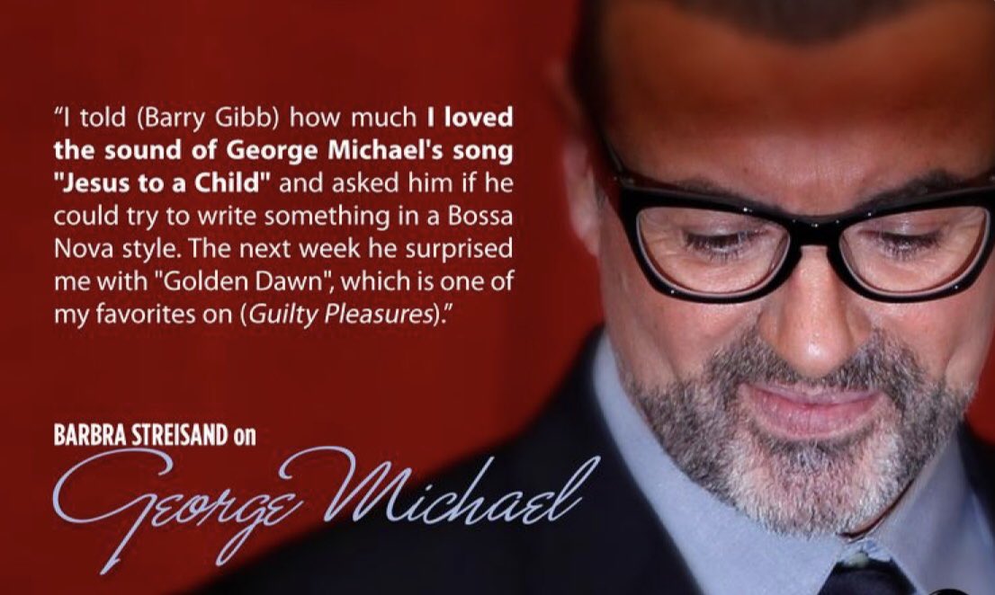 Nefer7yri's tweet photo. @BarbraStreisand Please, Barbra sing a song with the our marvellous @GeorgeMichael (with a recorded song) Most of his fans would adore it and I would be especially grateful to you because TWO VOICES like yours are stars that could create constellations together #iLuvYa https://t.co/5WCUZLXql0