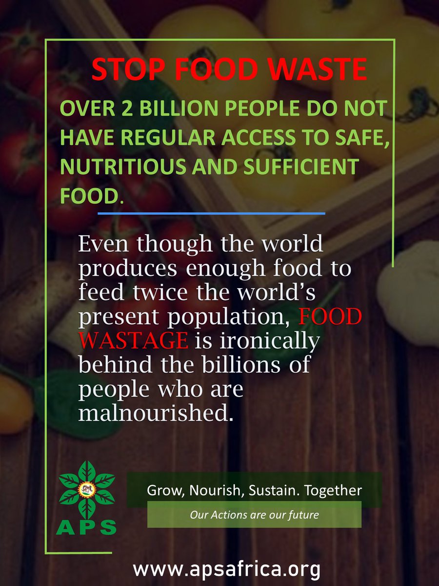 Nigeria Wastes 40% Of Food But Millions Of Citizens Are Dying Of Hunger. ... What should be the solution to this problem? #foodie #good  #sdgs #SDGs4All #sdgs2030 #FAO #farming #sterlingbank  @NirsalMicro #Nigerian @ICRISAT   @KbSayaya  @Ibn_serleh4u