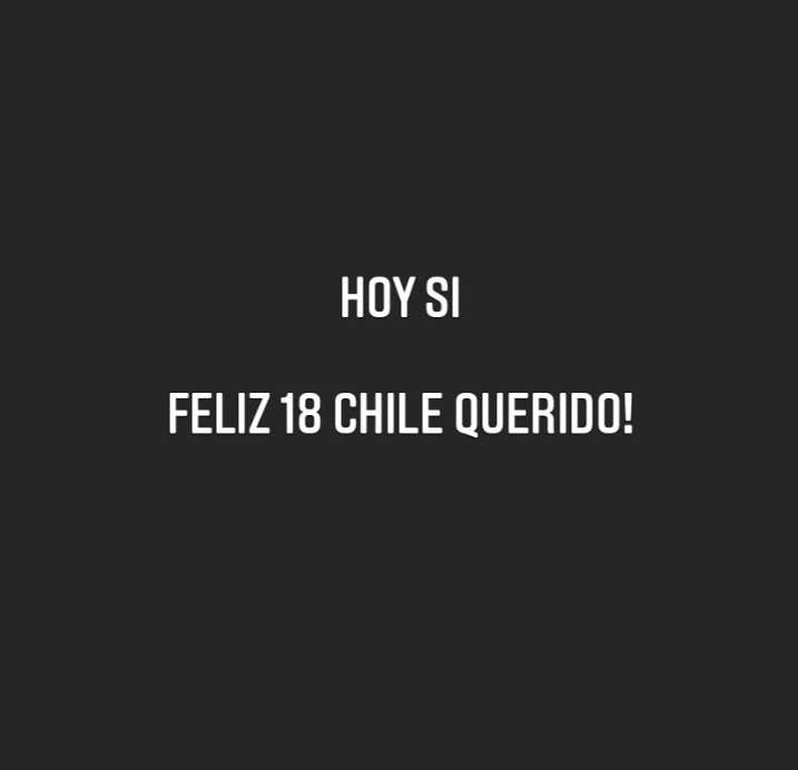¡Feliz 18 de Octubre!
Viva Chile Mierda!!